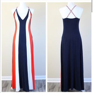 Venus Colorblock Maxi Dress